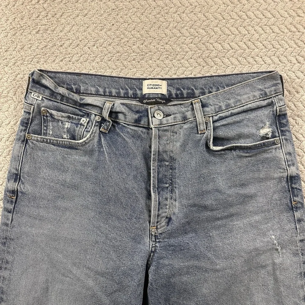 Citizens of Humanity Florence Jeans‎ Women's 31 BOHO Distressed button fly
